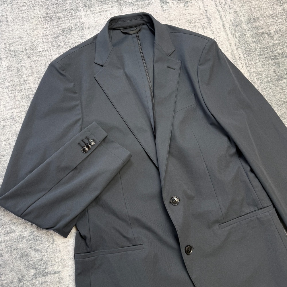 Sene Blazer Jacket Mens 38 Gray Performance Suit Jacket Tech Commuter‎ Minimal